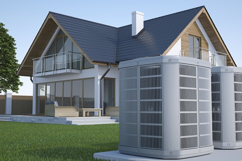 Air Conditioning Basics––Did You Know? Outside HVAC unit.